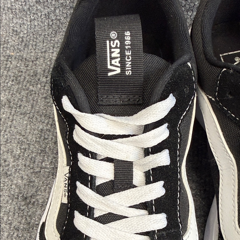 Vans Range EXP Black & White Men's Low-Top Sneakers Size 10.5 - Picture 8 of 12